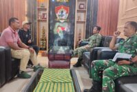 Dandim 1416/Muna, Letkol Inf. Salman Habibu, saat ditemui di kantornya, Senin (2/3/2026), (Foto: sibermedia.id/2026)