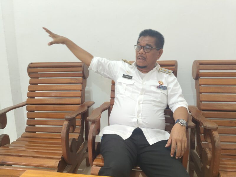 Wakil Bupati Muna, La Ode Asrafil. (Foto:Iman Supa) 