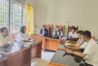Ketua Tim Pansus bersama Anggota melakukan konferensi Pers atas Kasus Manajemen RSUD dr. LM. Baharuddin