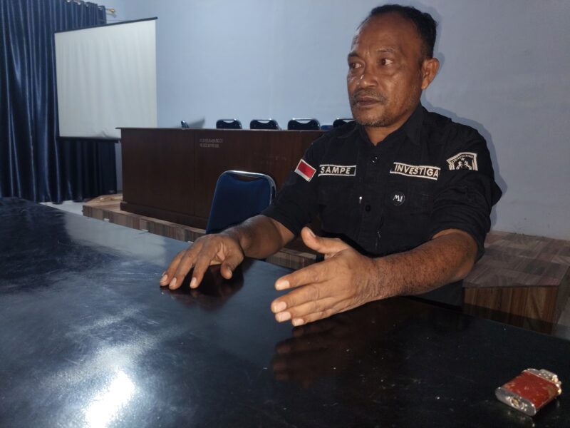 Plt. Kepala Inspektorat Muna, La Sampe. (Foto:Iman) 