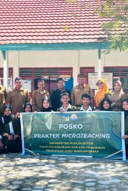 Mahasiswa PGSD UMU Buton Laksanakan Praktik Microteaching di SDN 4 Gu Buton Tengah