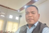Ketua Pansus, Rasmin (Anggota DPRD Muna dari Partai Demokrat). (Foto:Afrizal) 