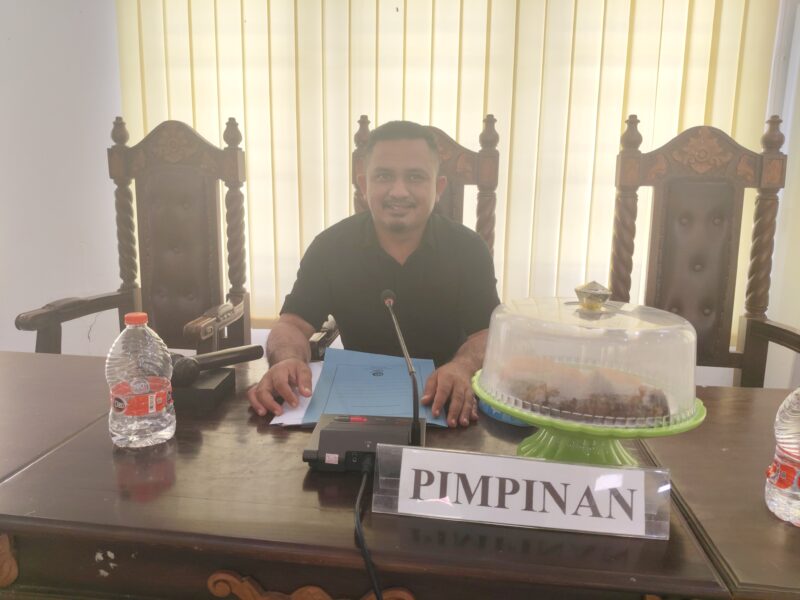 Irwan Wakil Ketua Komisi I, DPRD Kabupaten Muna. (Foto:Iman) 