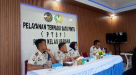 Rutan Kelas II Raha mengelar sosialisasi aplikasi SISERU. (Foto:Afrizal) 
