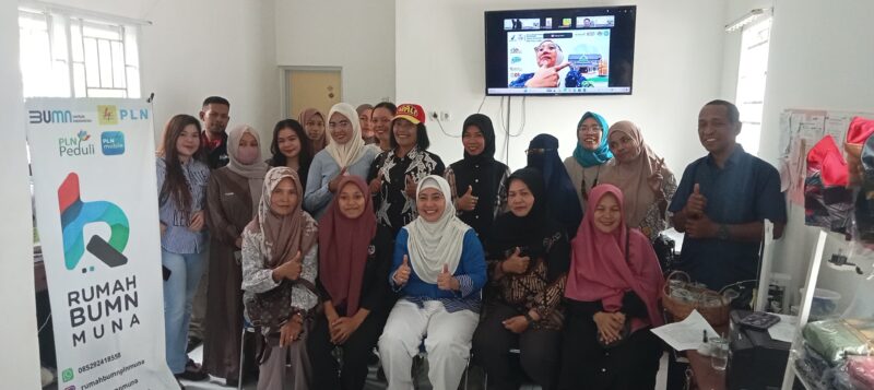 Rumah BUMN PLN Muna Bekali UMKM Raih Legalitas BPOM. (Foto:Afrizal) 