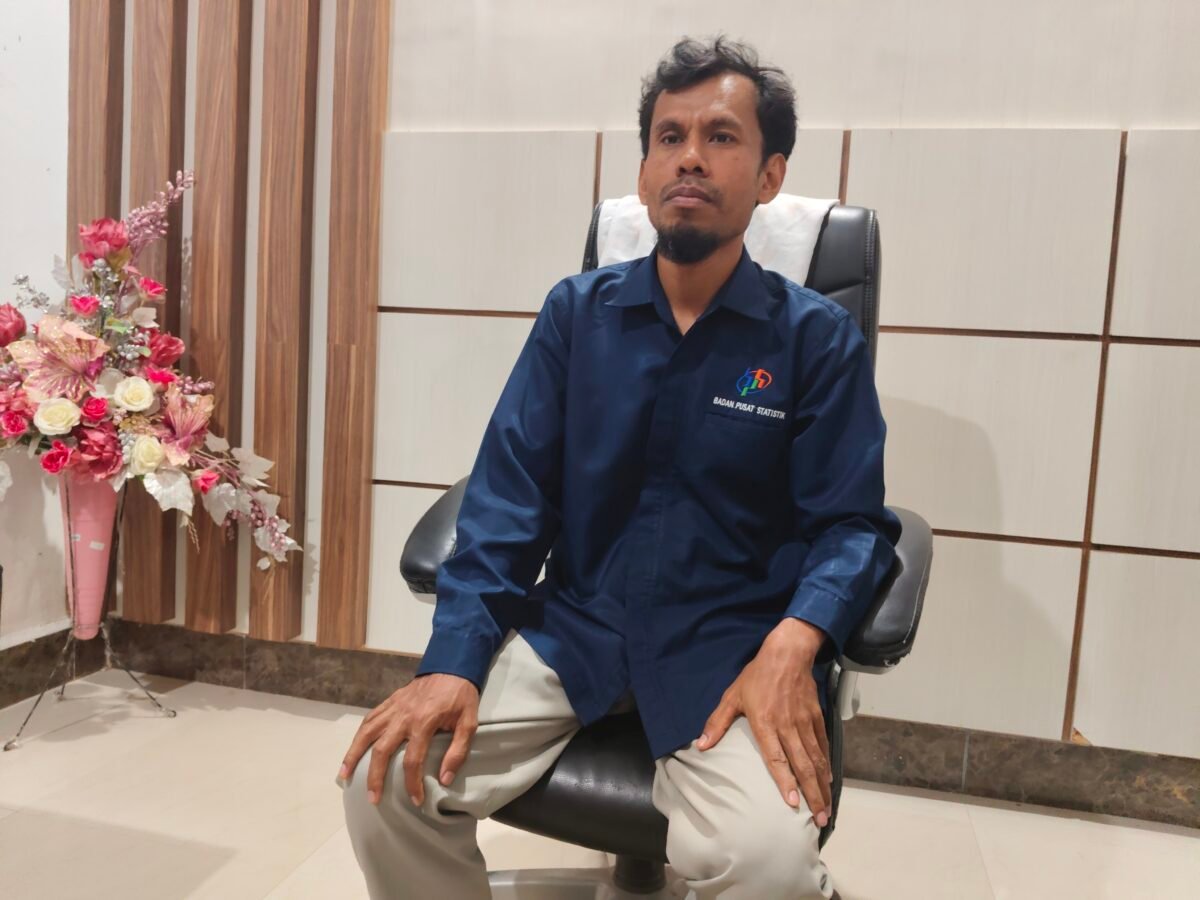 Leman Kepala BPS Muna (Foto:Iman Supa) 