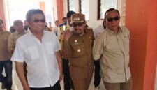 Anggota DPR RI, Ir. Ridwan Bae saat berkunjung di Buton Tengah. (Foto:Iman)